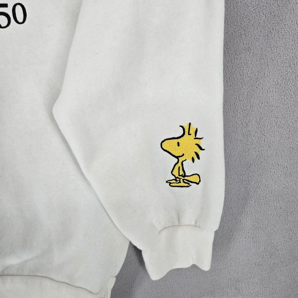 Peanuts New York Snoopy Cream/Black/Red Graphic Sweatshirt - Picture 4 of 9